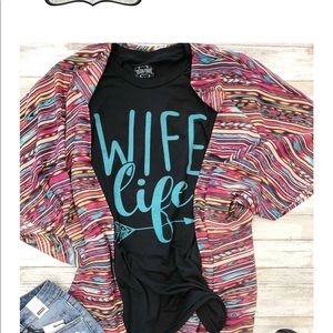 Texas True Threads short sleeves kimono. One size